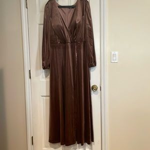 Shein Curve Velvet Dress